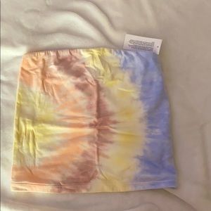 Tye dye tube top